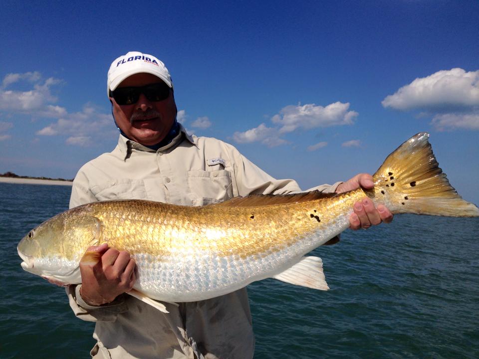 daytona angler with redfish