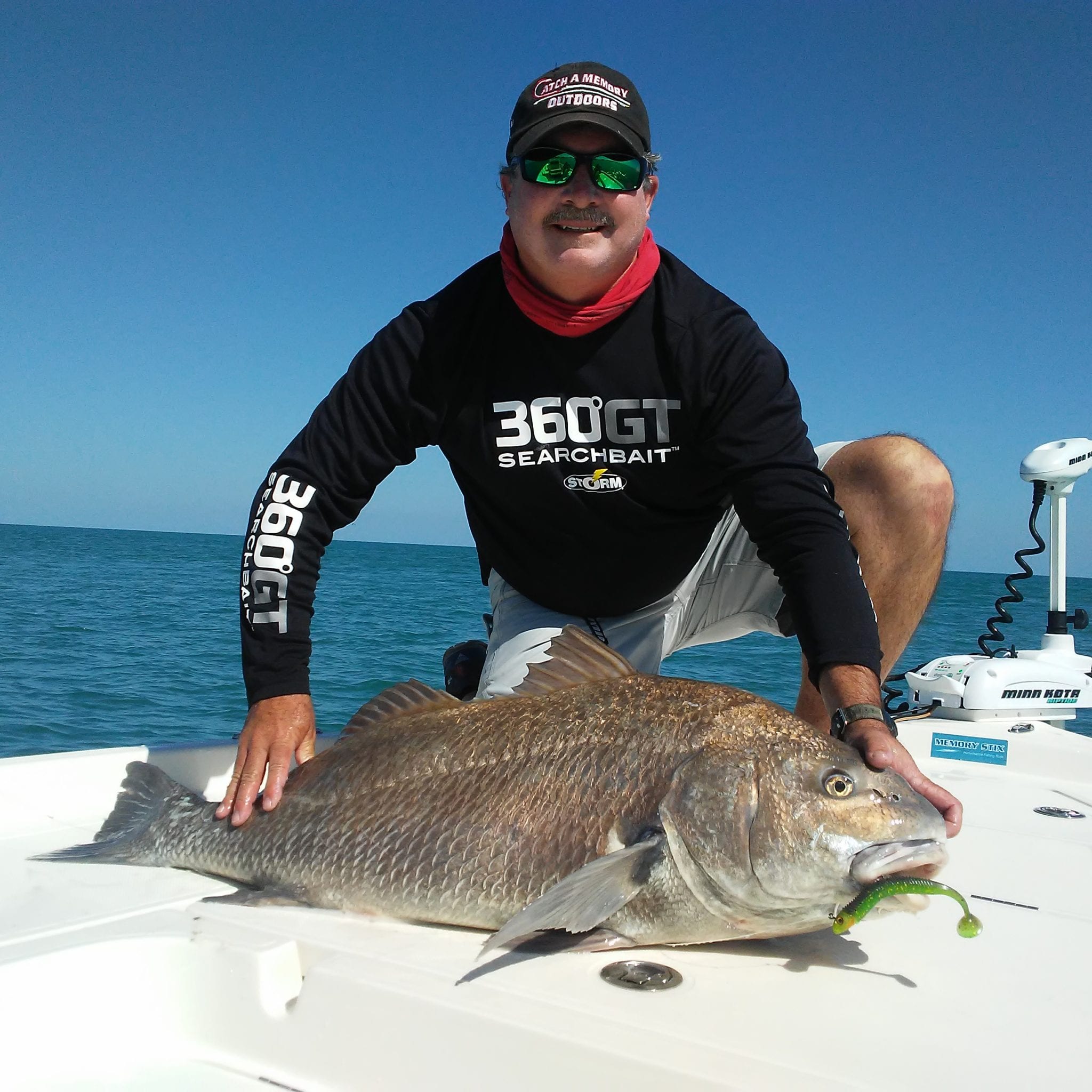 jim ross with black drum